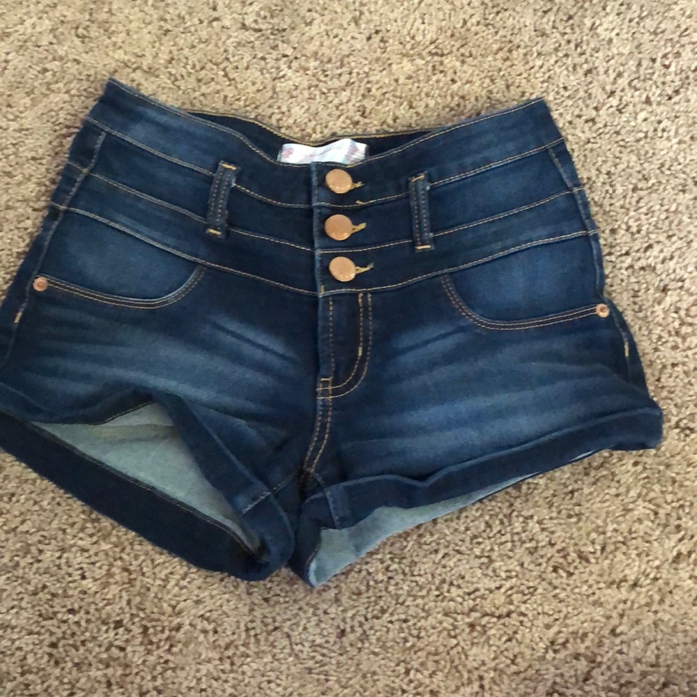 High Rise Shorts (FIT LIKE A SIZE 3-4)